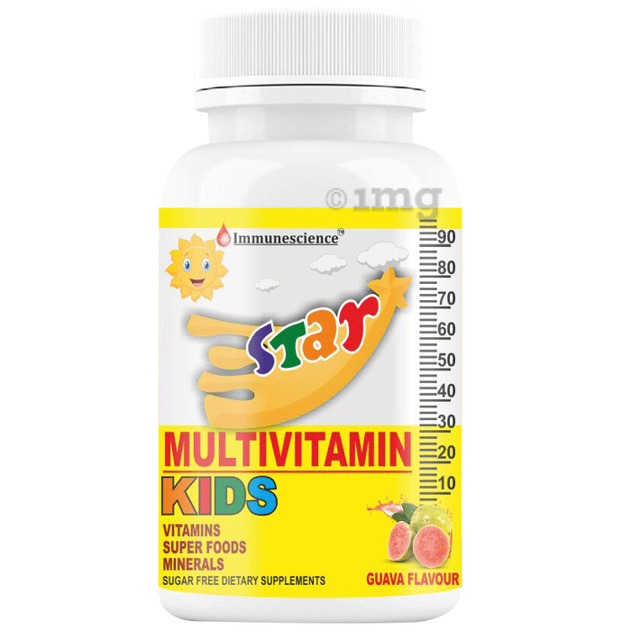 Immunescience Star Multivitamin Kids Chewable Tablet Guava Sugar Free