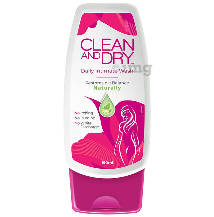 Clean and Dry Women's Daily Intimate Wash | Restores pH Balance