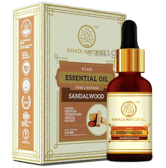 Khadi Naturals Ayurvedic Sandalwood Essential Oil