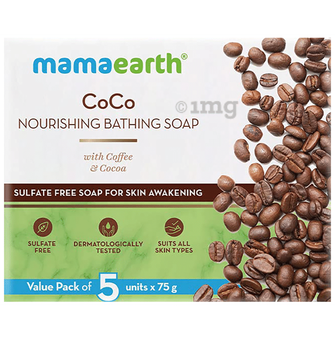 Mamaearth Coco Nourishing Bath Soap (75gm Each)