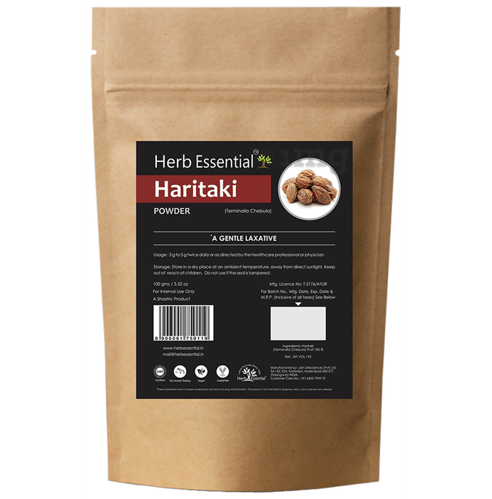 Herb Essential Haritaki (Terminalia Chebula) Powder