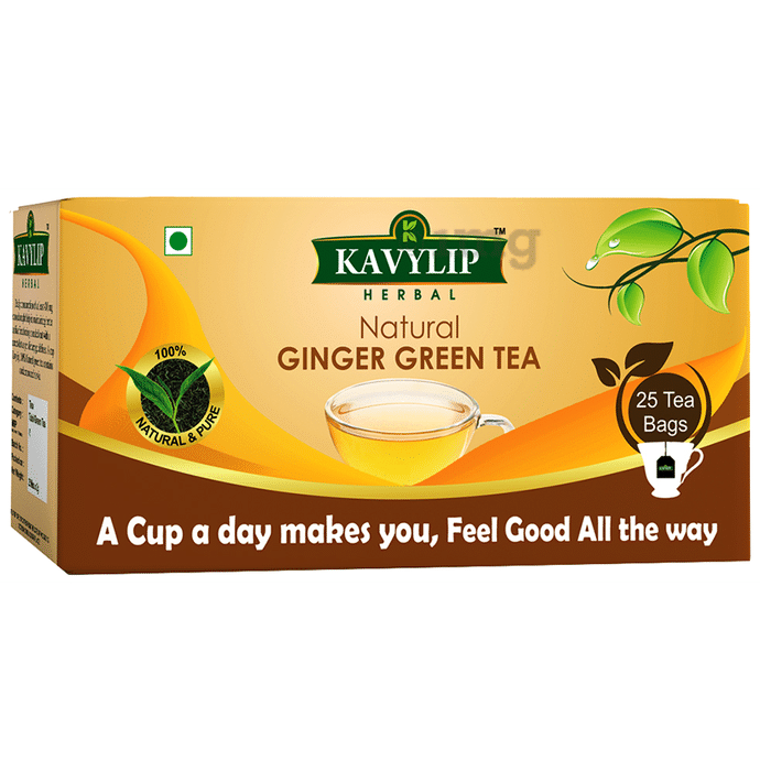 Kavylip Ginger Green Tea (2gm Each)