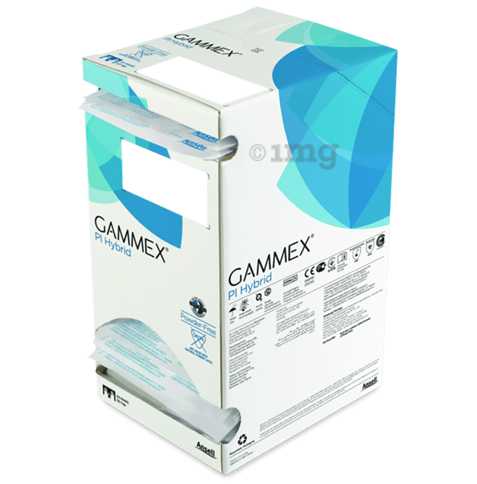 Ansell Gammex PI Hybrid Powder Free Surgical Glove 8
