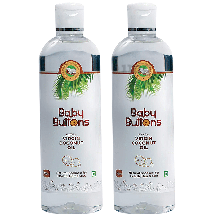 Baby Buttons Extra Virgin Coconut Oil (200ml Each)