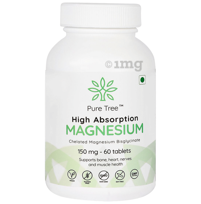 Pure Tree High Absorption Magnesium 150mg Tablet
