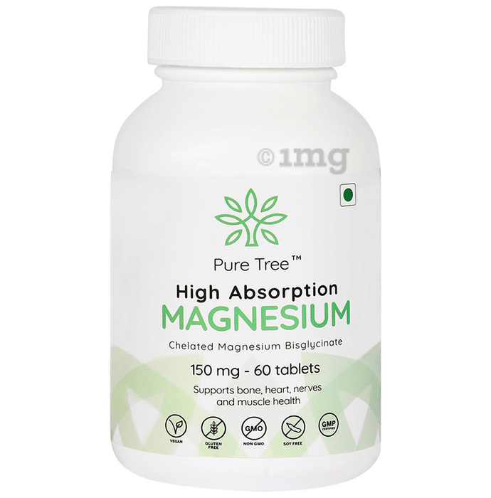 Pure Tree High Absorption Magnesium 150mg Tablet