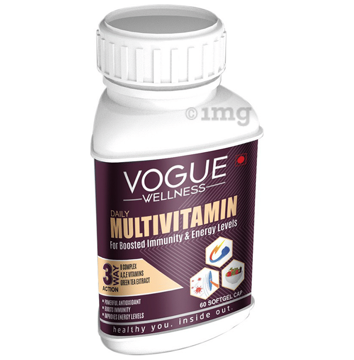 Vogue Wellness Daily Multivitamin Softgel Cap (60 Each)