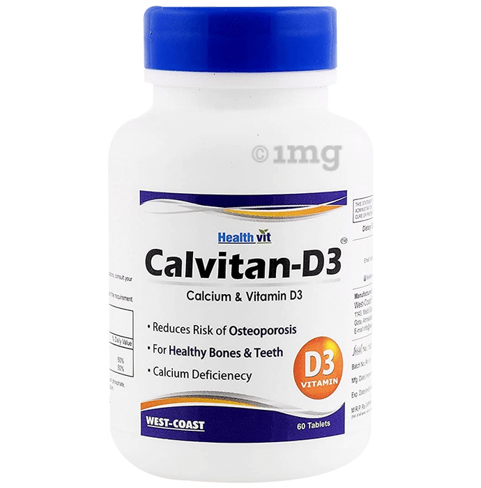 HealthVit Calvitan-D3 Calcium & Vitamin D3 Tablet