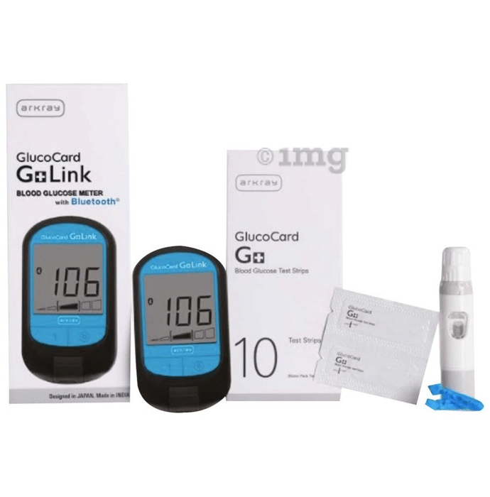 Arkray GlucoCard G+ Link Blood Glucose Meter with Bluetooth Black