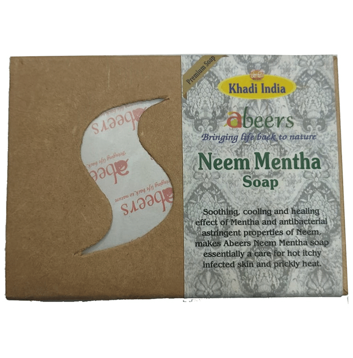 Khadi India Abeers Premium Neem Mentha Soap