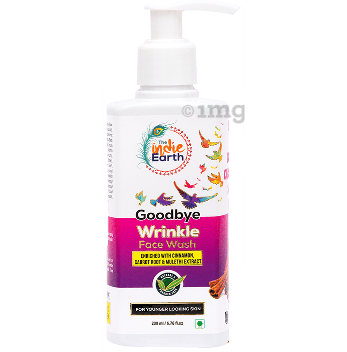 The Indie Earth Goodbye Wrinkle Face Wash
