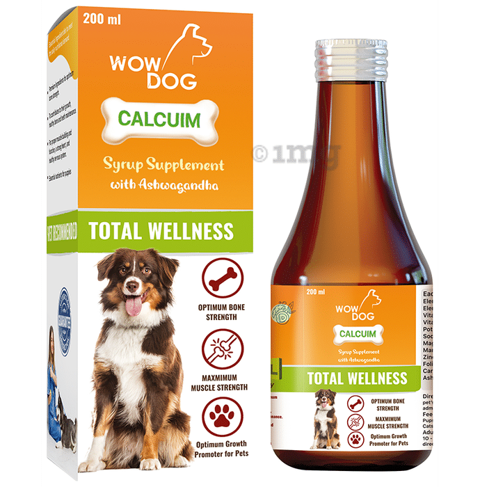 Wow Dog Calcium Syurp Supplement with Ashwagandha