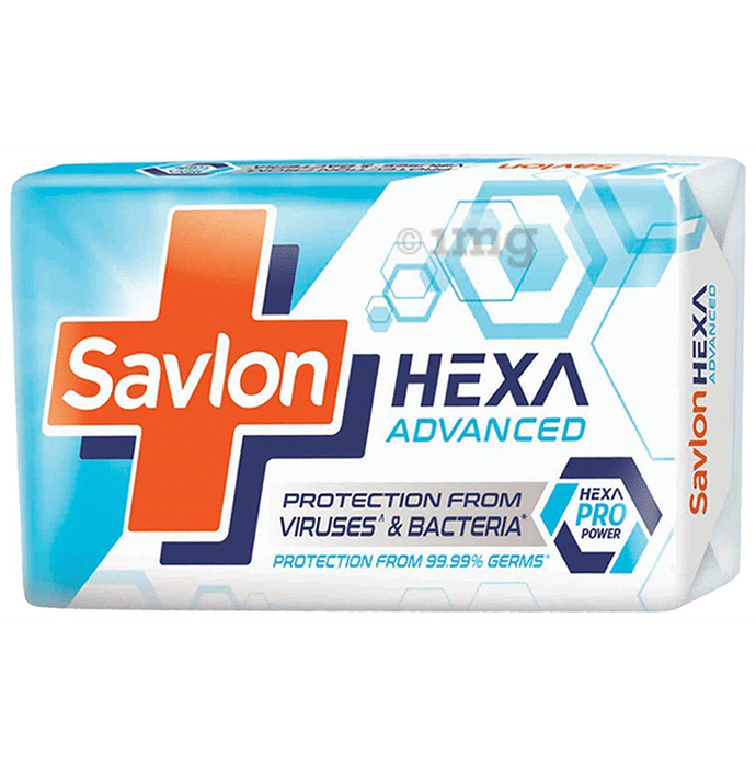 Savlon Hexa Advanced Soap 75gm Each (Buy 3 Get 1 Free)