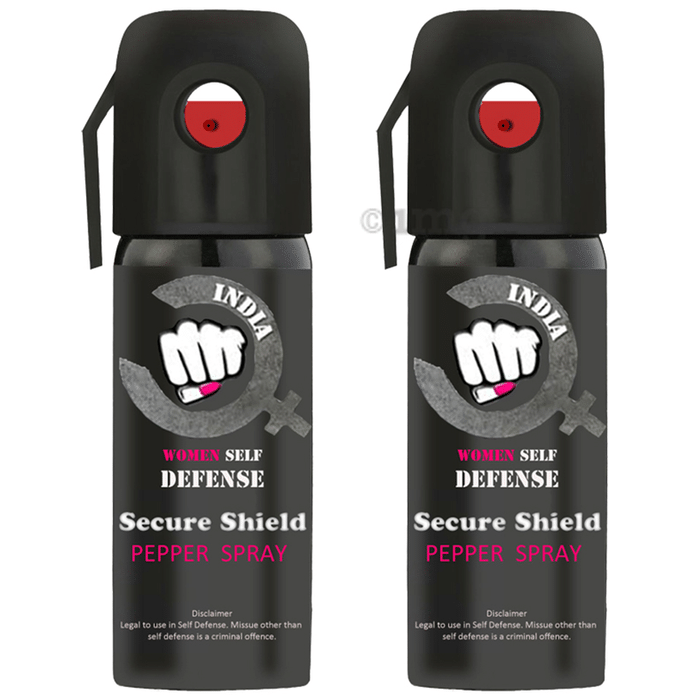 Secure Shield Women Self Defense Pepper Spray (35gm Each)
