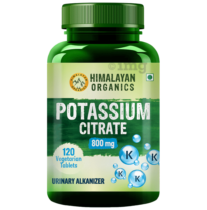 Himalayan Organics Potassium Citrate 800mg | Controls Uric Acid Formation | Tablet