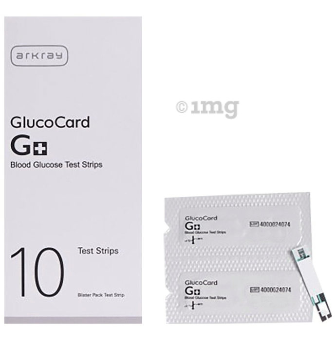 Arkray 93GS998 10 Glucocard G+ Blood Glucose Test Strip (Only Strips)