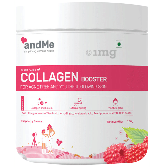 Andme Plant Based Collagen Booster Raspberry