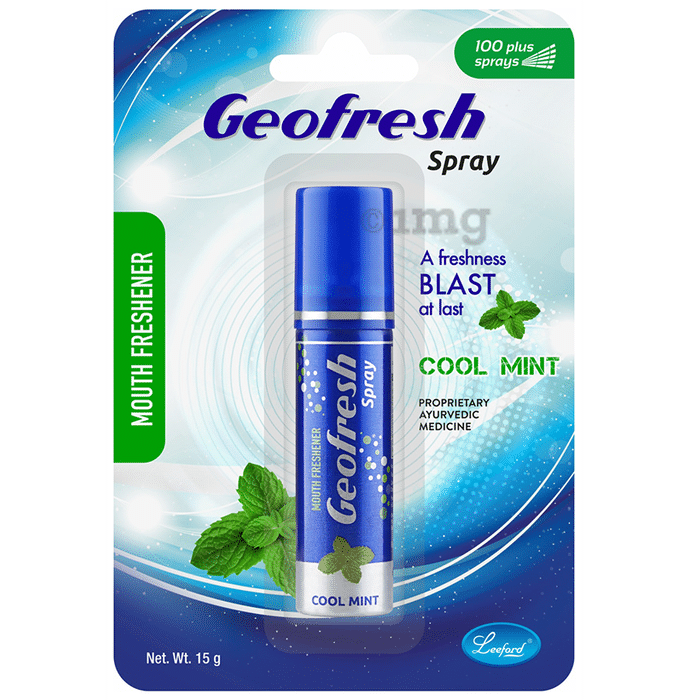 Leeford Geofresh Ayurvedic Mouth Freshner Spray Mint