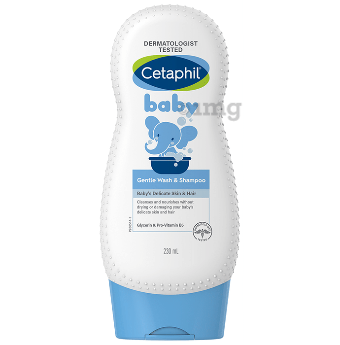 Cetaphil Baby Gentle Wash & Shampoo: Buy bottle of 230 ml Shampoo at best  price in India | 1mg