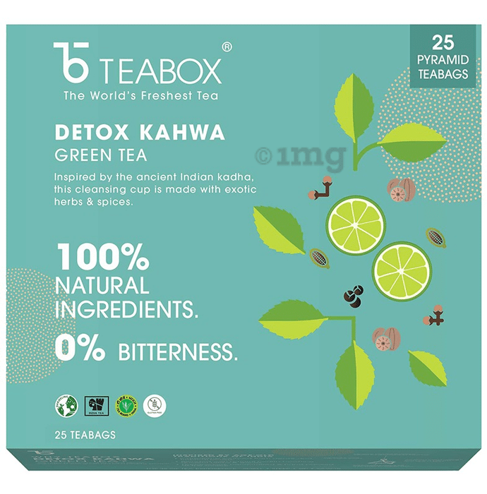 Teabox Detox Kahwa Green Tea Bag (2gm Each)