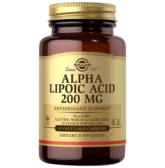 Solgar Alpha Lipoic Acid 200mg Vegetable Capsule