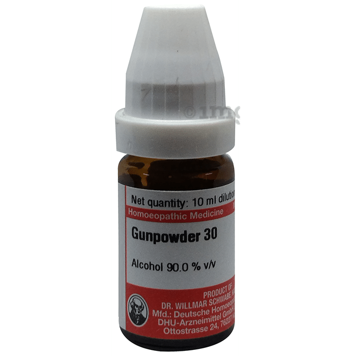 Dr Willmar Schwabe Germany Dilution Gunpowder 30