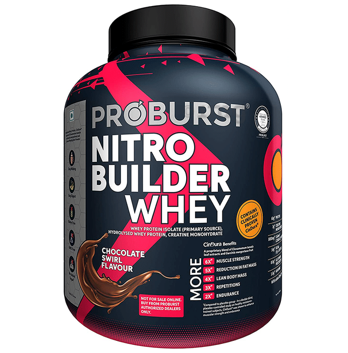 Proburst Nitro Builder Whey Protein Isolate Chocolate Swirl