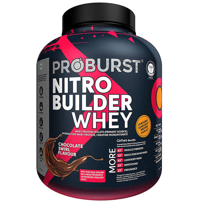 Proburst Nitro Builder Whey Protein Isolate Chocolate Swirl