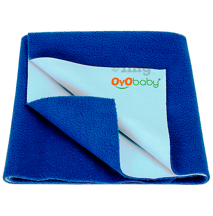 Oyo Baby Waterproof Bed Protector Baby Dry Sheet XL Royal Blue