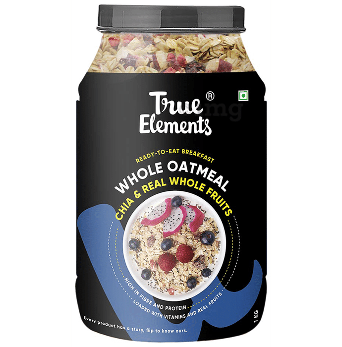 True Elements Whole Oatmeal Enriched with Fibre, Protein & Vitamins