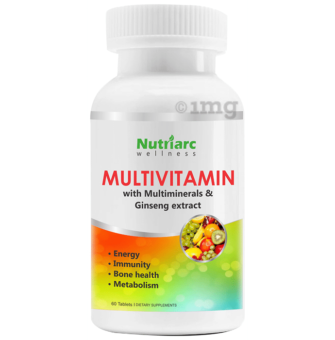 Nutriarc Wellness Multivitamin with Multiminerals & Ginseng Extract Tablet
