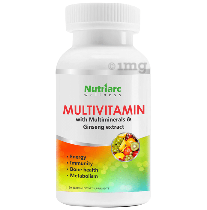 Nutriarc Wellness Multivitamin with Multiminerals & Ginseng Extract Tablet