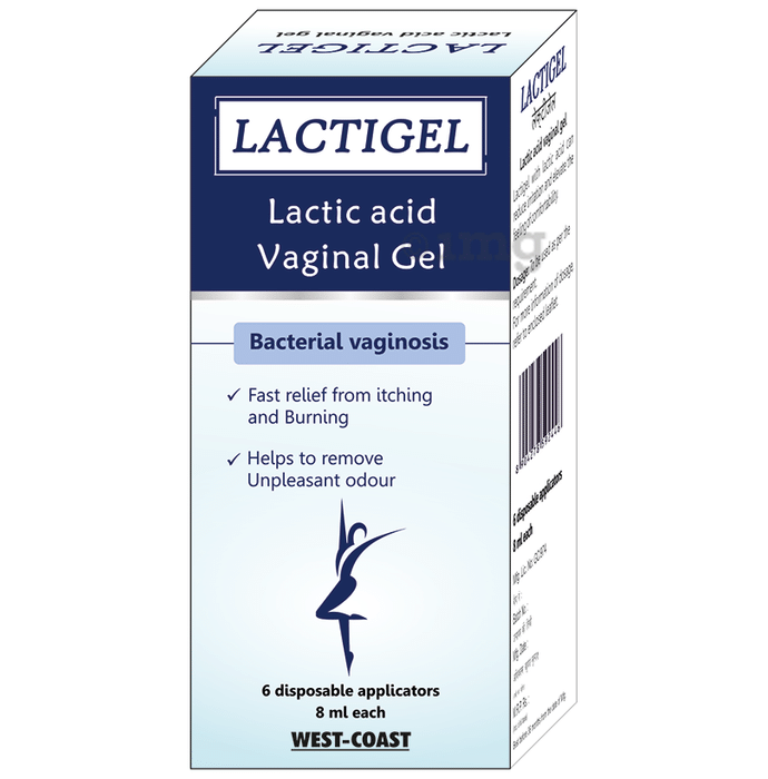 West-Coast Lactigel Lactic Acid Vaginal Gel Applicator (8ml Each)