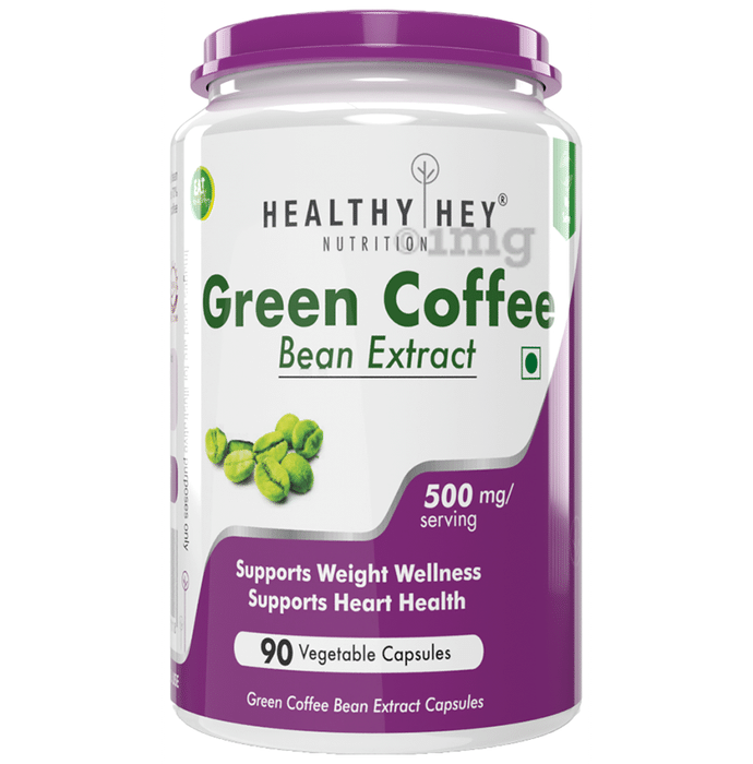HealthyHey Green Coffee Bean Extract Vegetable Capsule