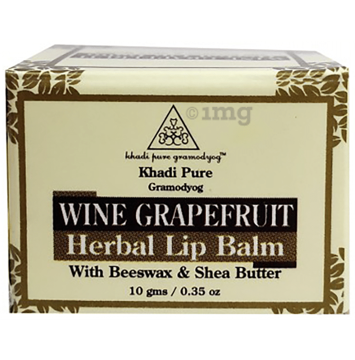 Khadi Pure Wine Grapefruit Herbal Lip Balm