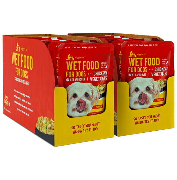 Wiggles Wet Food for Dogs (150gm Each)