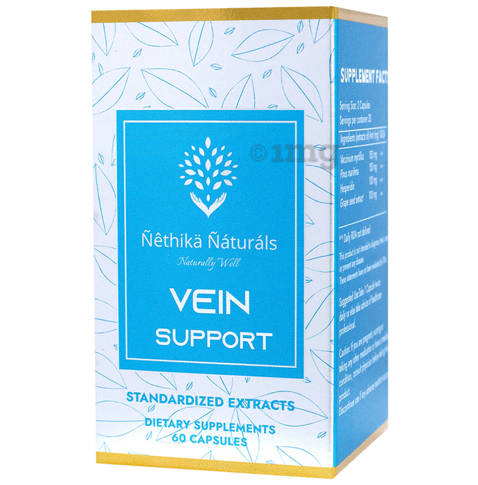 Nethika Naturals Vein Support Dietary Supplements Capsule