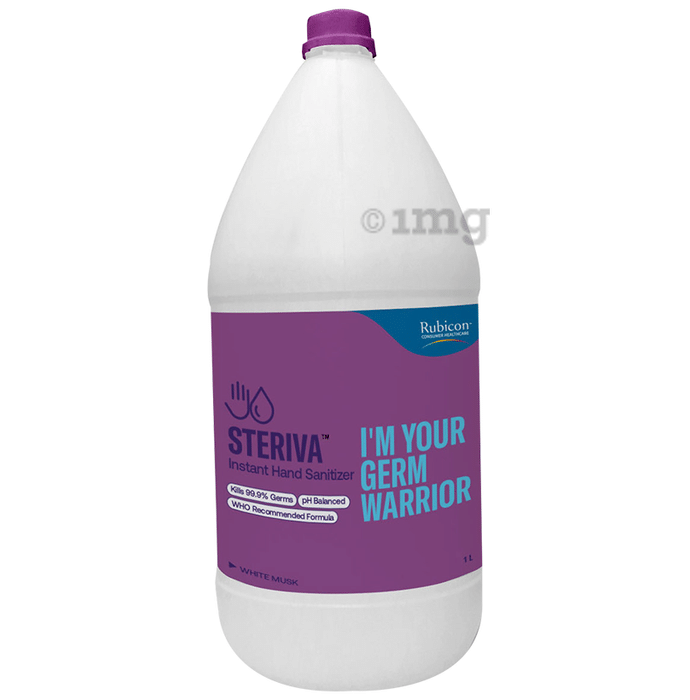 Steriva Instant Hand Sanitizer 80% Ethanol White Musk