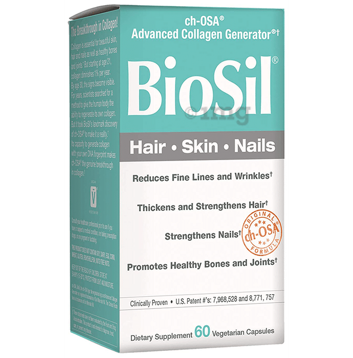Natural Factors Biosil, Skin & Hair & Nails Vegetarian Capsule