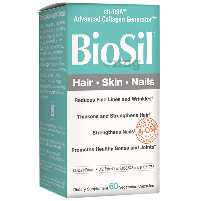 Natural Factors Biosil, Skin & Hair & Nails Vegetarian Capsule