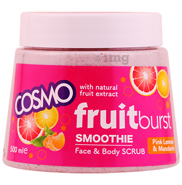 Cosmo Fruit Burst Smoothie Face & Body Scrub Pink Lemon& Mandarin