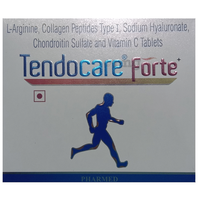 Tendocare Forte Tablet with L-Arginine, Collagen, Sodium Hyaluronate, Chondroitin & Vitamin C | Bone, Joint & Muscle Care