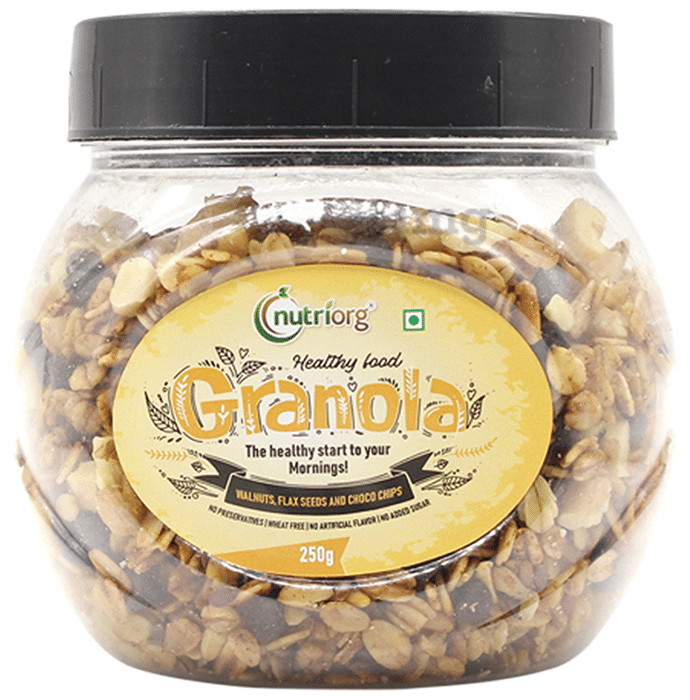 Nutriorg Granola Walnut, Flax Seeds and Choco Chips