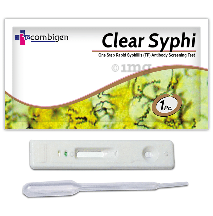 Recombigen Clear Syphi Rapid Test Card Kit