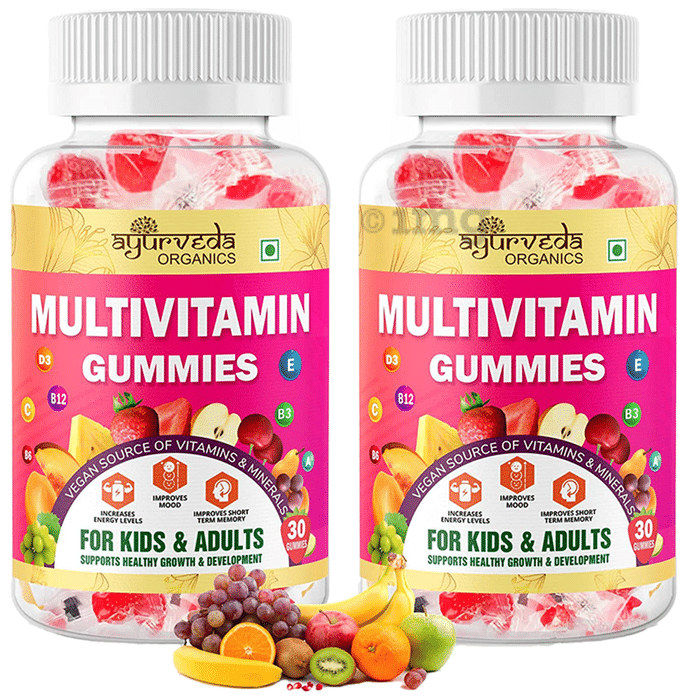 Ayurveda Organics Multivitamin Gummies (30 Each)