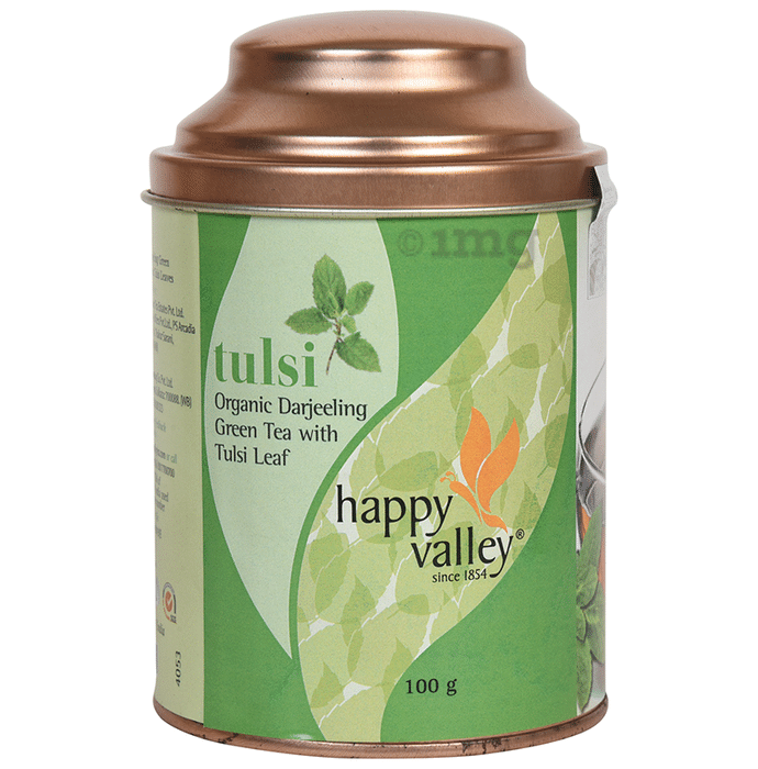 Happy Valley Organic Darjeeling Green Tea Tulsi Leaf