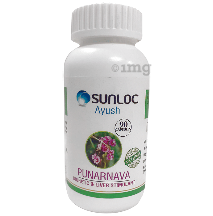 Sunloc Ayush Punarnava Diuretic & Liver Stimulant Capsule