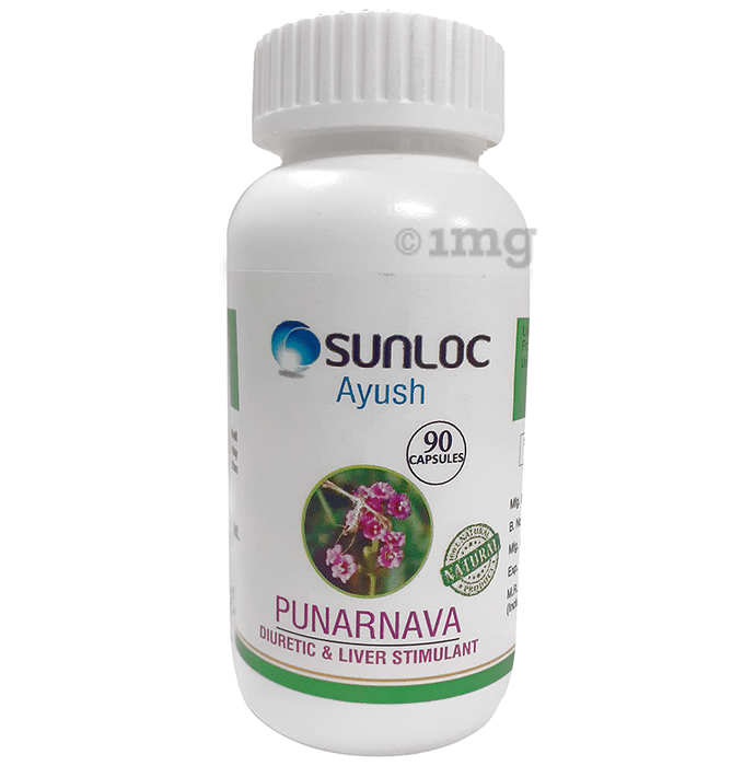 Sunloc Ayush Punarnava Diuretic & Liver Stimulant Capsule