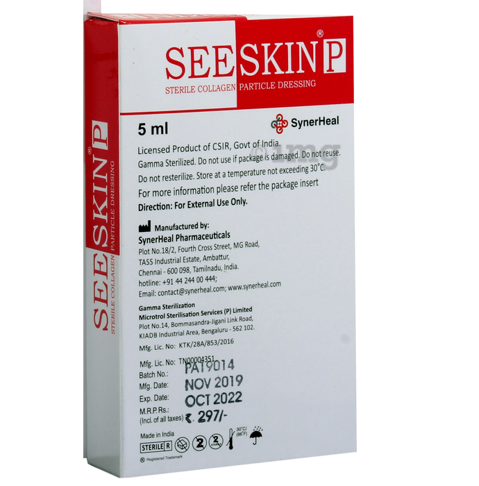 Seeskin P Sterile Collagen Particle Dressing