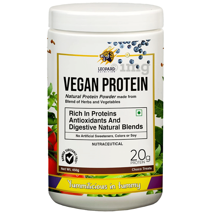Leopard Nutrition Vegan Protein Powder Choco Treats